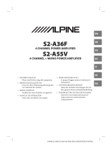 Alpine S2-A36F Bruksanvisning