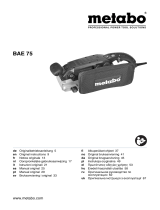 Metabo BAE 75 Belt Sander Användarmanual