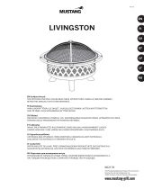 Mustang Outdoor fire pit Livingston Bruksanvisning