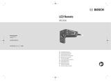 Bosch BRC3600 LED Remote Control Unit Användarmanual