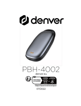 Denver PBH-4002 Användarmanual