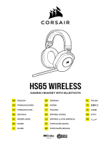 Corsair HS65 Wireless Gaming Headset Användarmanual