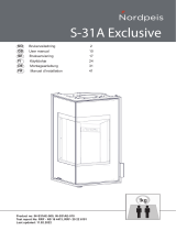 Nordpeis S-31A Exclusive Wood Burning Stove Användarmanual