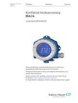 Endres+Hauser KA RIA14 Short Instruction