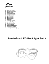 Pontec 87585 PondoStar LED Rock Light Set 3 Användarmanual