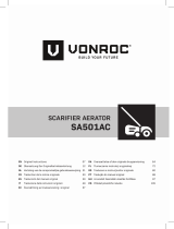 Vonroc SA501AC Scarifier Aerator Användarmanual