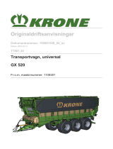 Krone BA GX 520 (TT801-30) Bruksanvisningar