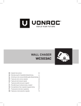 Vonroc WC503AC Wall Chaser Användarmanual