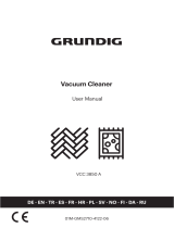 Grundig VCC 3850 A Vacuum Cleaner Användarmanual