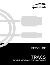 SPEEDLINK TRACS Scart Video & Audio Cable Användarguide