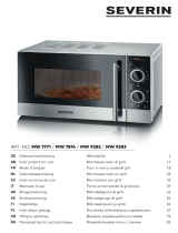SEVERIN MW 7771 Microwave Oven and Grill Användarmanual