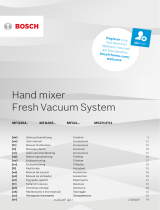 Bosch MFQ364 Hand Mixer Fresh Vacuum System Användarmanual