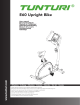 Tunturi E60 Upright Bike Användarmanual
