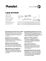 Anslut 019909 LED Strip Light Användarmanual