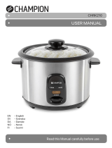 Champion CHRK210 Rice Cooker Användarmanual