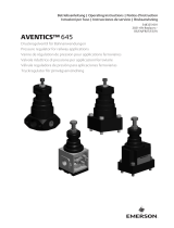 Emerson AVENTICS 645 Pressure Regulator Användarmanual