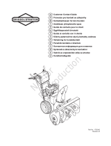 Simplicity TWO-STAGE SNOWTHROWER, BRIGGS & STRATTON, EUROPEAN MODELS (COMMERCIAL) Användarguide