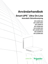 Schneider Electric Smart-UPS Ultra Användarmanual