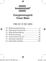 Brennenstuhl Primera-Line Wattage and current meter PM 231 E Användarmanual