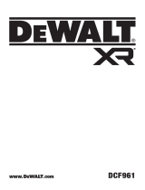 DeWalt DCF961NT Användarmanual