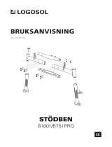 Logosol Stödben B1001/B751 Pro Bruksanvisning