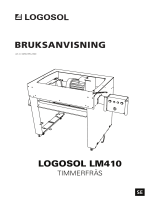 Logosol Timmerfräs LM410 Bruksanvisning