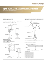 FläktGroup EQAZ-05-42 Adjustable plastic feet Installation and Maintenance Manual