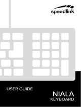 SPEEDLINK NIALA Keyboard Användarguide