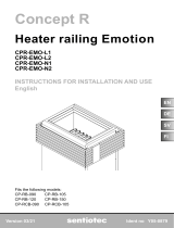 Sentiotec Emotion" wooden railing Användarmanual