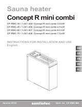 Sentiotec Concept R mini combi Användarmanual