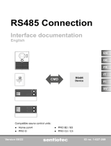 Sentiotec RS485 Connection Användarmanual