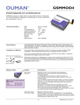 OUMAN GSMMOD4 Användarmanual