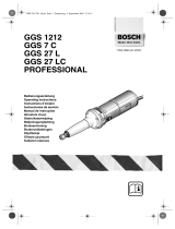 Bosch GGS 27 L Mini Collet Grinder Användarmanual
