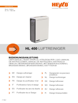 HEYLO HL 400 Design Air Cleaner Användarmanual