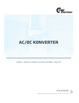 Thermex AC/DC converter Installationsguide