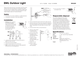 North Light Utomhusbelysning Emil Bruksanvisning