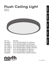 North Light Stor dimbar plafond 45 cm, tak / vägg Dot Bruksanvisning