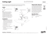 North Light Takplafond Bruksanvisning