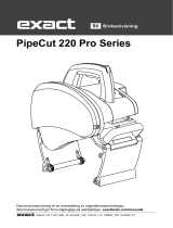 eXact PipeCut 220 Pro Series Användarmanual