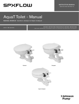 SPX FLOW AquaT Manual Marine Toilet Användarmanual