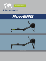 Concept2 "RowErg" Rowing Machine Användarmanual