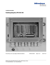 Minebea Intec Cable Junction Box PR 6130/38S Bruksanvisning