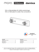 FM Mattsson Wall Plate 150 c/c Bruksanvisningar