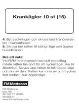 FM Mattsson Valve cone (15) Bruksanvisningar