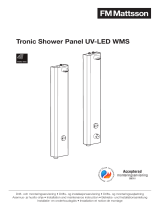 FM Mattsson tronic shower panel WMS UV-LED Bruksanvisningar