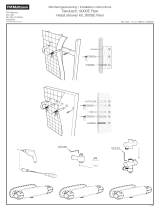 FM Mattsson 9000E II head shower kit flexi Bruksanvisningar