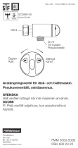 FM Mattsson On/Off valve Bruksanvisningar