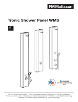 FM Mattsson tronic shower panel WMS Bruksanvisningar