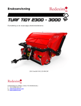 Redexim Turf-Tidy 2300 as Sweeper Bruksanvisning