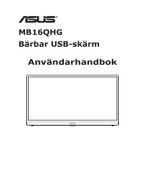 Asus ZenScreen MB16QHG Användarguide